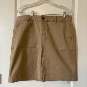 Classic Tan Women's Skirt old navy size 12